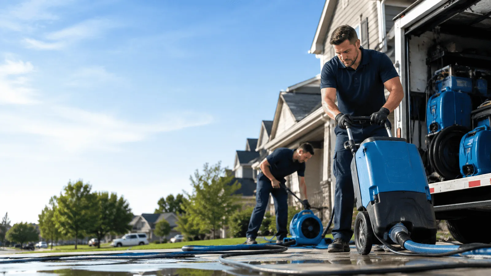 Sump Pump Failure being performed in Newton Hamilton, PA
